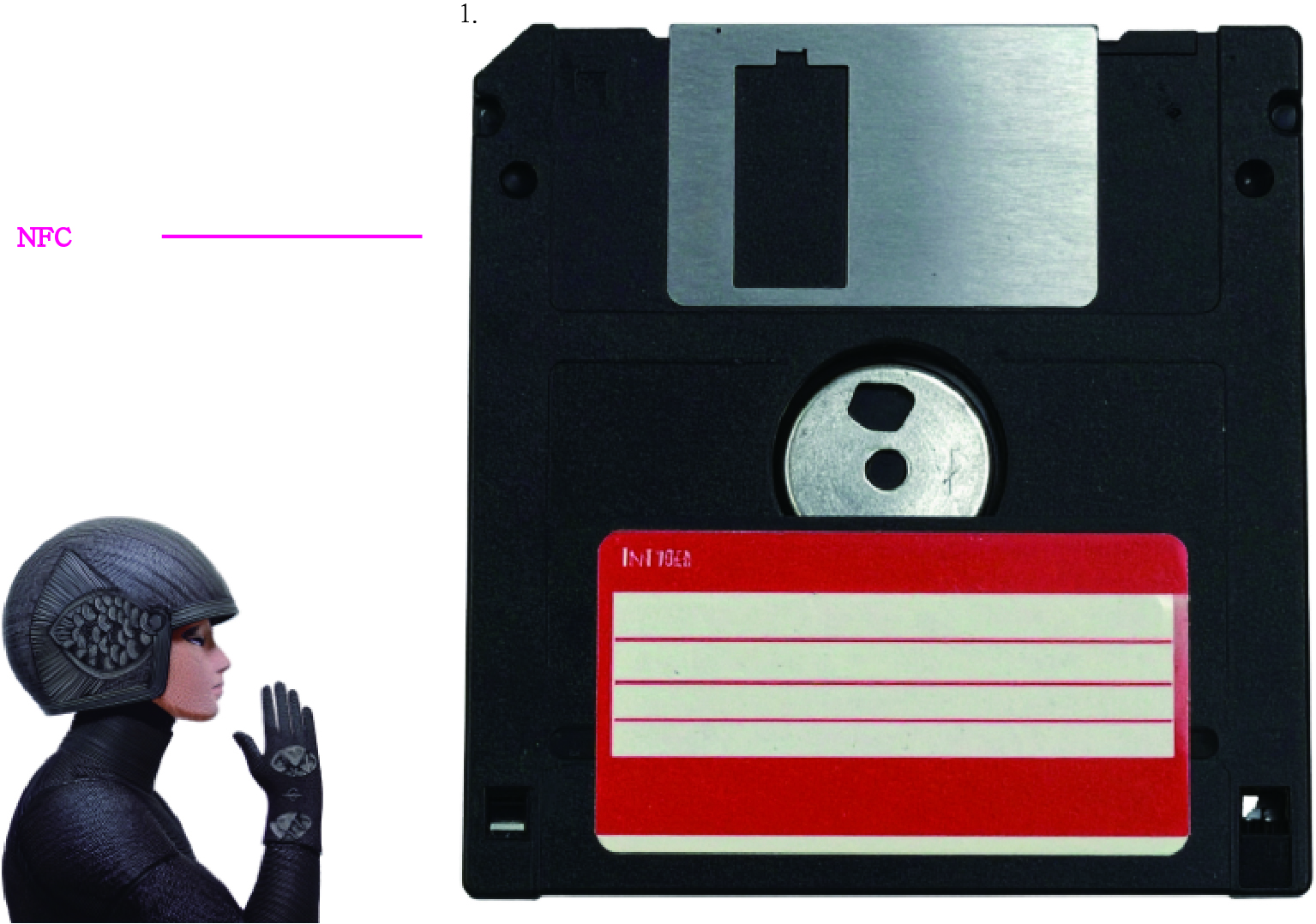 NFC 플로피 디스크